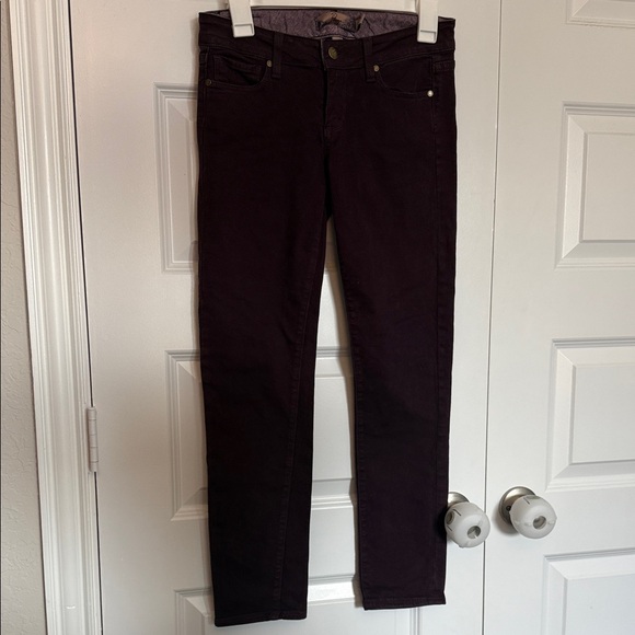 PAIGE Women's Dark Purple Skyline Jeans Sz 26 - Picture 3 of 8